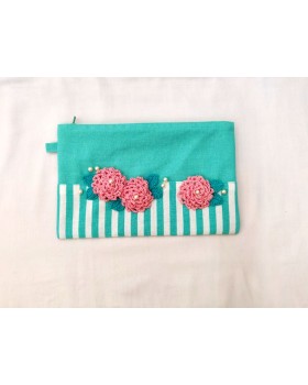 Happy Threads Beautiful Storage Pouch (Sea Green) Happy Threads Beautiful Storage Pouch (Sea Green)